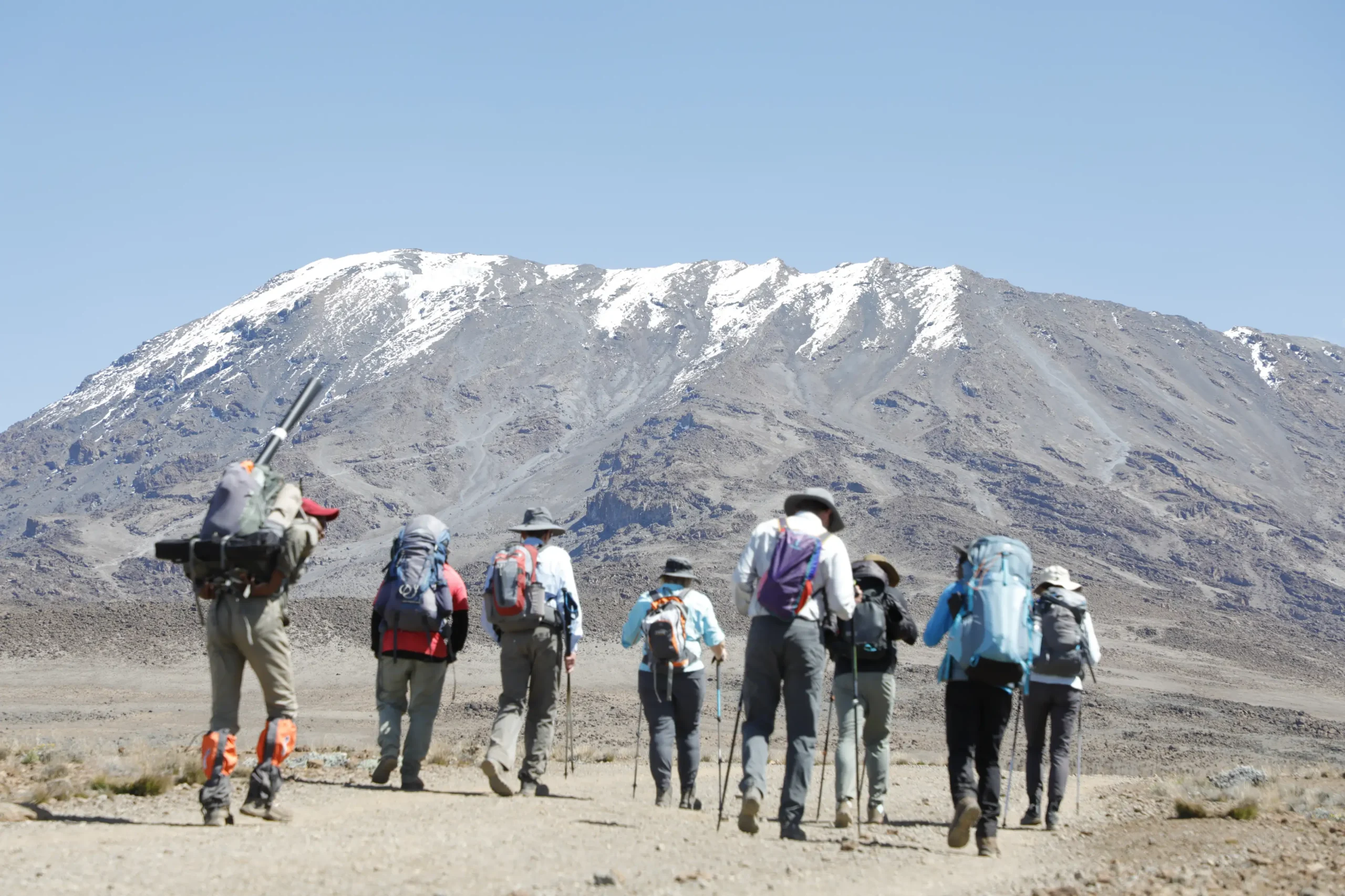 Shira Plateau on the Northern Circuit Route, Mount Kilimanjaro.